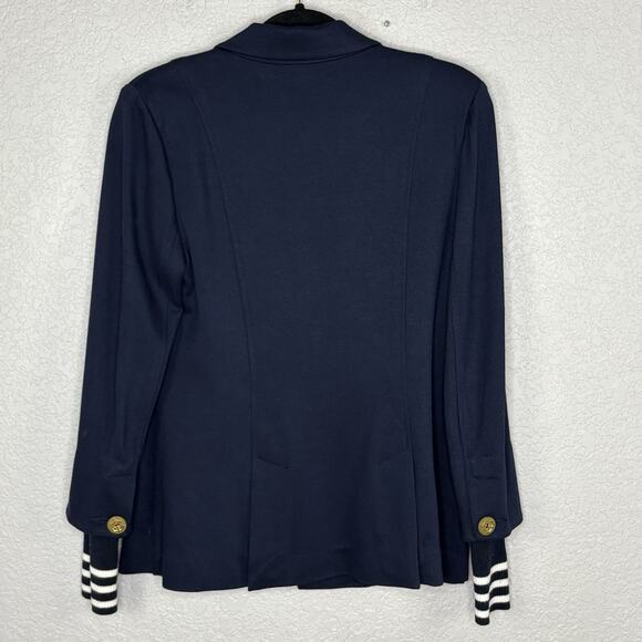 Cabi Grand Slam Navy Blue Blazer Double Breasted Nautical Preppy 5150 Size 8 - Picture 4 of 8